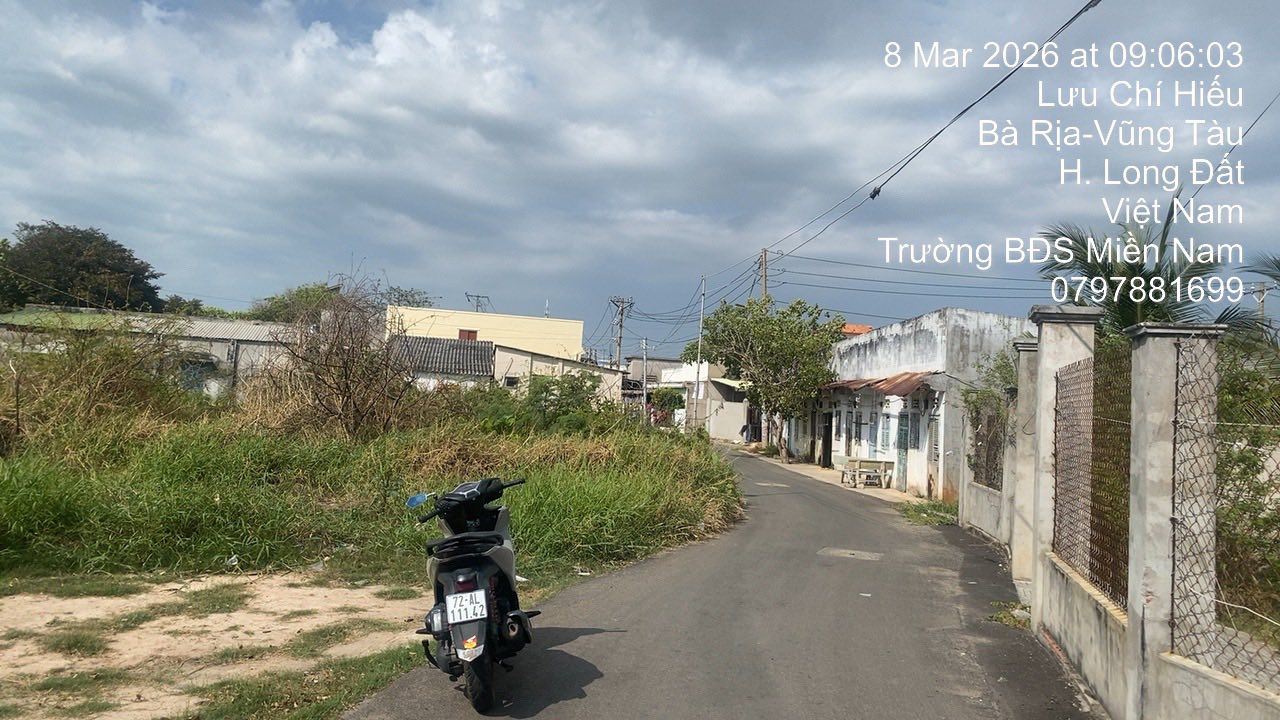 Mặt Tiền Lưu Chí Hiếu, Long Hải - 161m² Giá 2.7 Tỷ, Cách Biển 1.4km