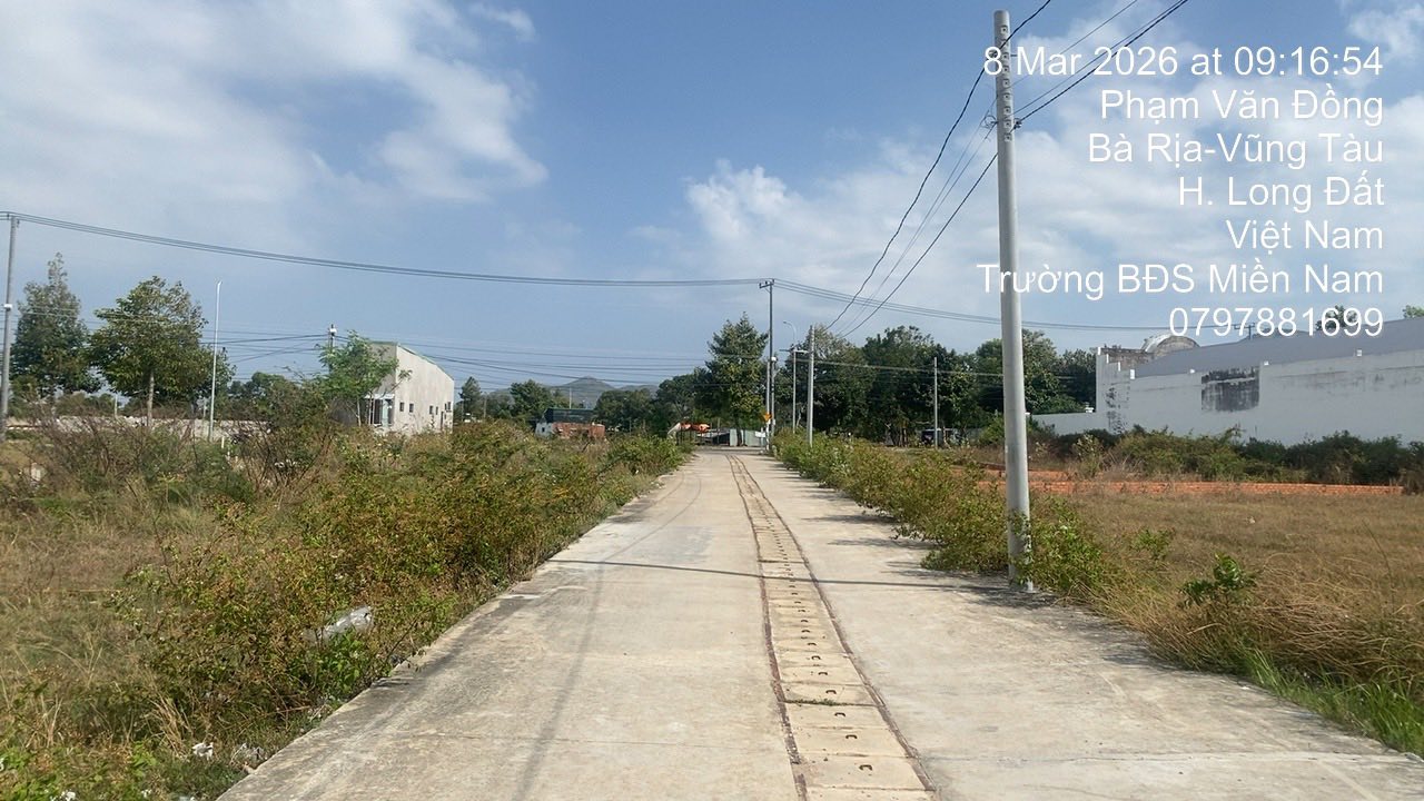 Đất nền Long Hải 158m² 2.5 tỷ - Tiềm năng tăng giá