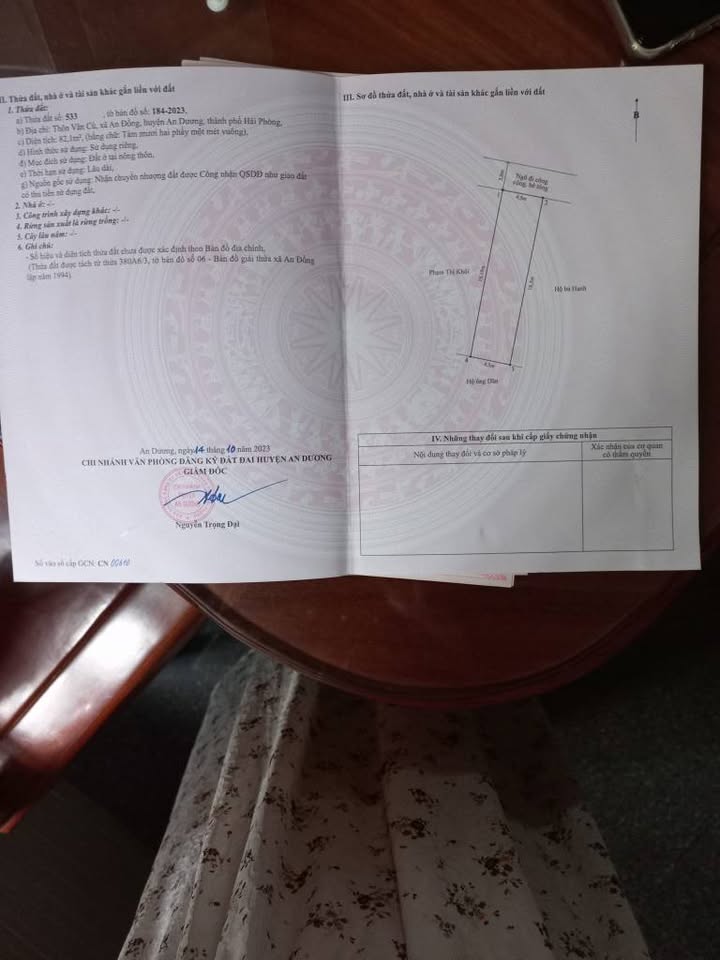 Đất nền An Đồng 82m² Hải Phòng - Đường to ô tô đậu cửa!