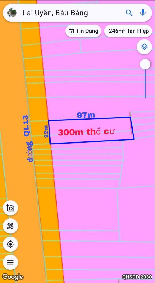 Đất nền QL13 Bàu Bàng 2134m² - Tiềm năng tăng giá vượt trội!