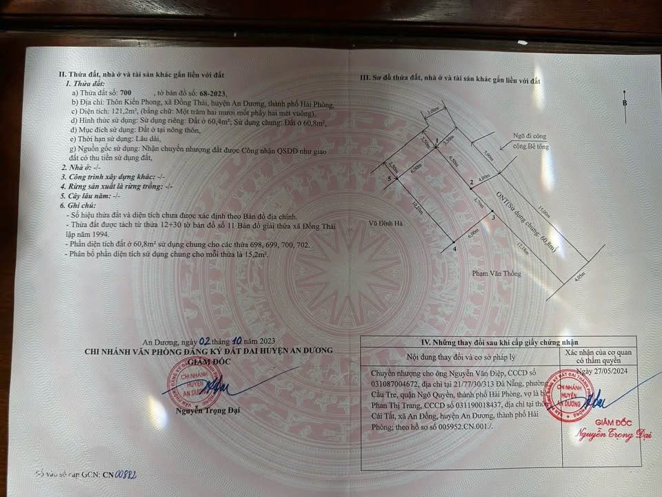 Đất Nền Lô Góc Kiến Phong, Hải Phòng - 60.4m² - Sổ Hồng Chính Chủ