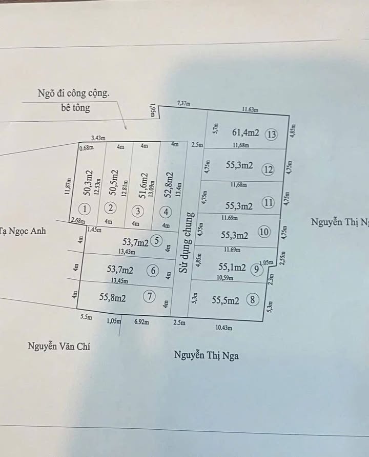 Đất nền Hồng An 55,9m² - Sổ đỏ chính chủ, ngõ ô tô