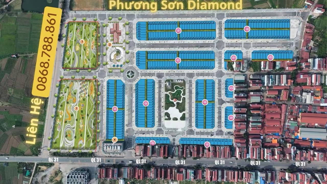 Đất nền Phương Sơn 3 - 100m² - Sổ đỏ sẵn sàng - Giá đầu tư 4 tỷ