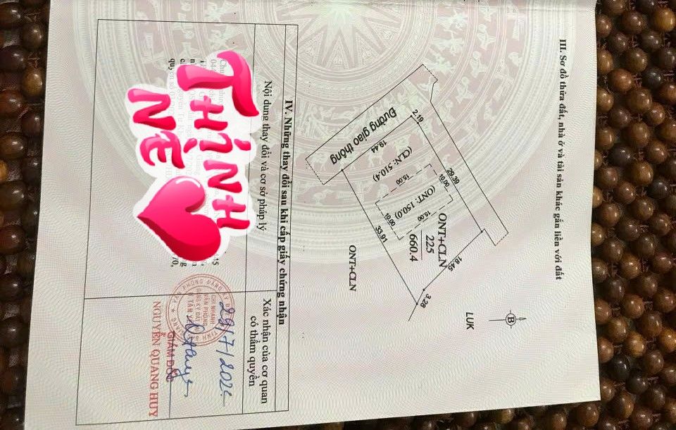 Đất nền Thị Xã Việt Yên 660m² - Tiềm năng tăng giá vượt trội!