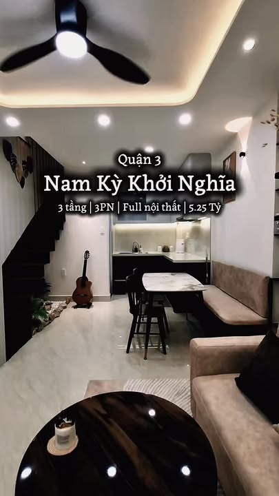 Nhà Riêng Nam Kỳ Khởi Nghĩa, Q3 5.25 tỷ - Sẵn sàng ở ngay!