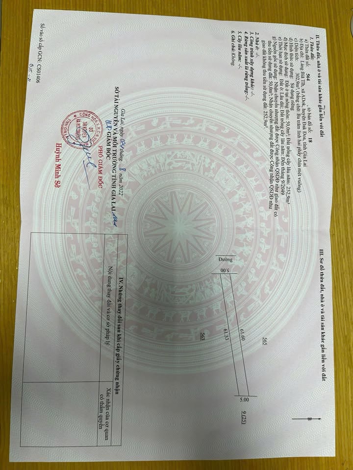 Đất Nền Gia Lai 6100m² - Tách 2 Sổ, Gần Tỉnh Lộ 671