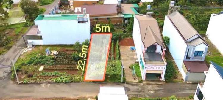 Đất thổ cư 112m² hẻm Phan Đình Phùng, Bảo Lộc - 1.15 tỷ