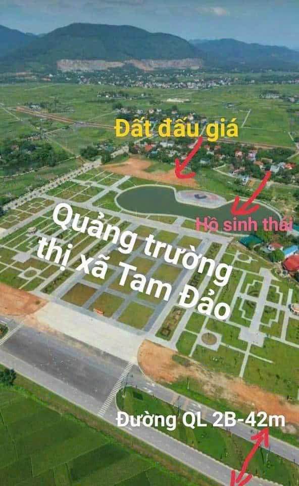 Đất nền 100m² Quảng trường Hợp Châu, Vĩnh Yên - Sổ đỏ thổ cư