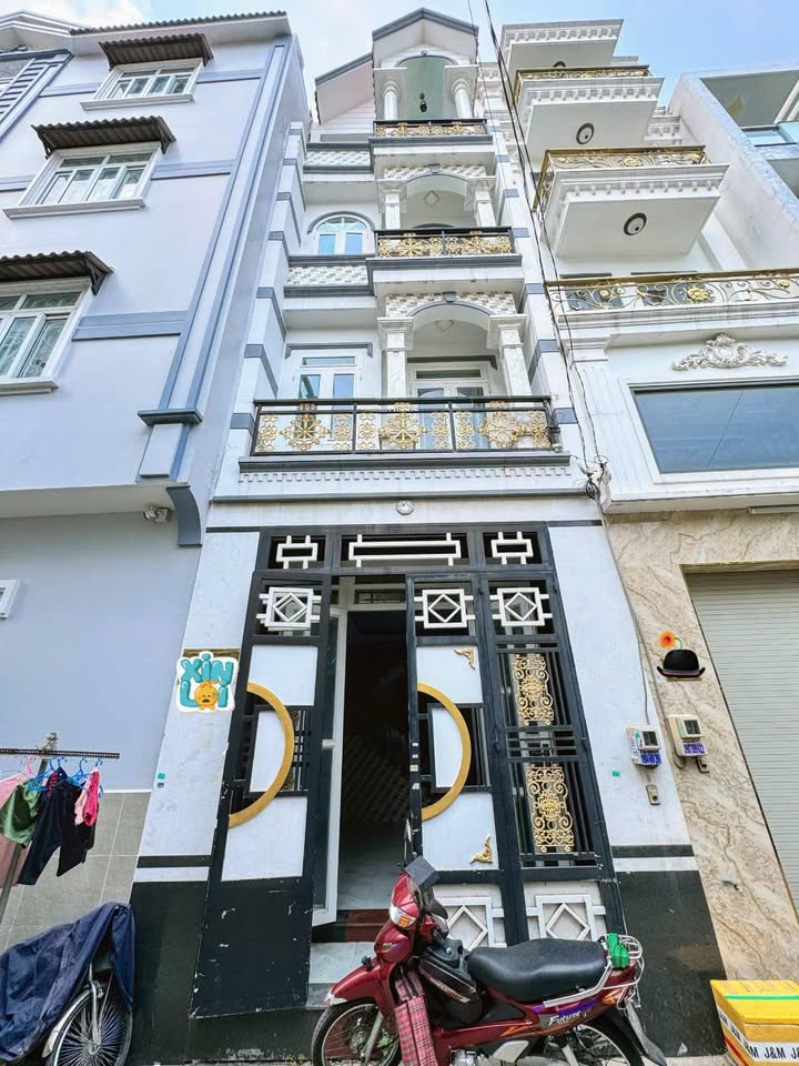 Nhà 4 Tầng Hẻm 5m Hương Lộ 2, Bình Tân - 6.8 Tỷ