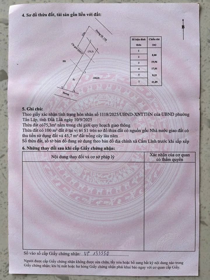 Đất Nền Mặt Tiền QL 15B, Cẩm Xuyên, Hà Tĩnh - 144m² Giá Tốt