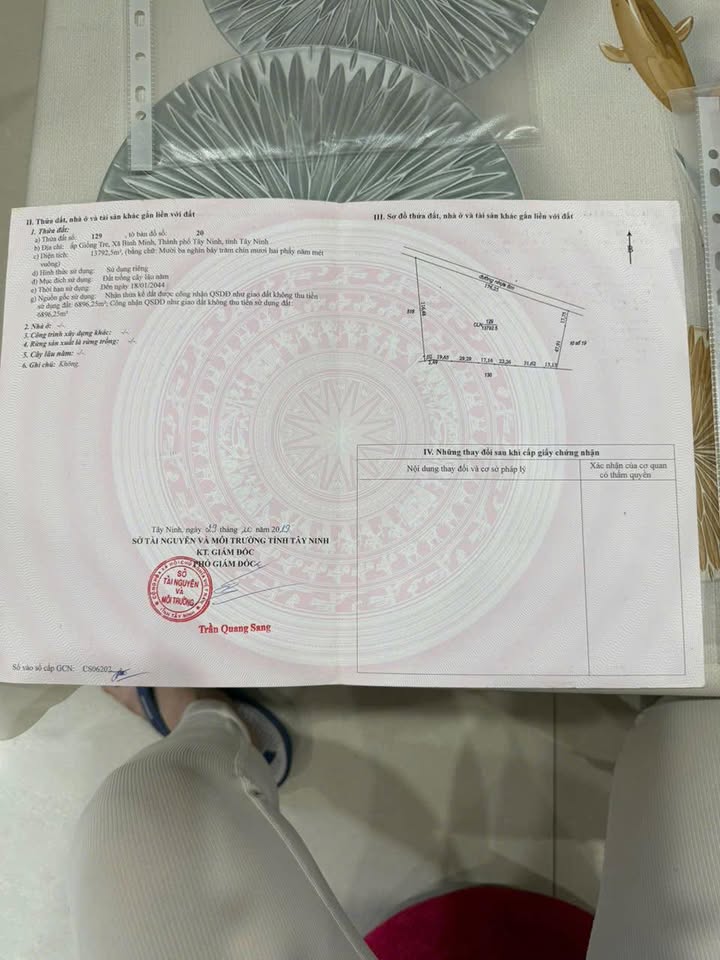 Đất Vườn 13792m² Đường Nhựa Giồng Tre, Tây Ninh - Sẵn Sàng Đầu Tư