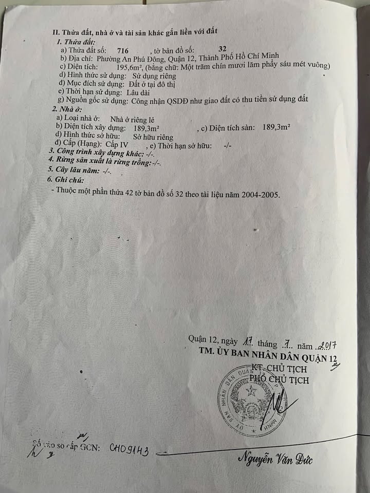 Nhà 2 Mặt Tiền An Phú Đông 264m² - Đầu Tư Sinh Lời