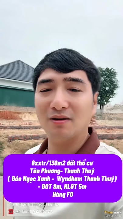 Đất nền Tân Phương, Thanh Thủy 130m² giá 8xx triệu - Sổ đỏ sẵn sàng!