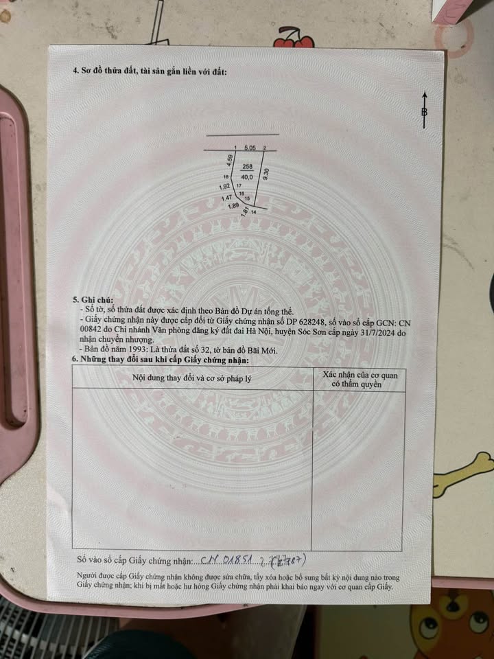 Đất nền Sóc Sơn 40m² giá 950 triệu - Sổ đỏ chính chủ!