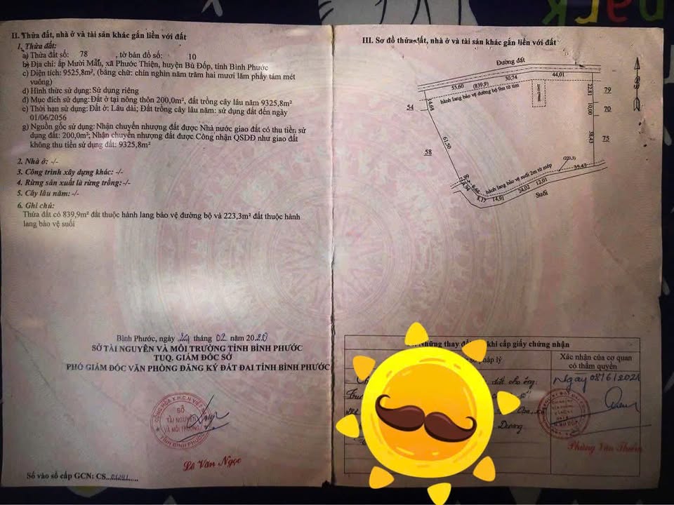 Đất nền Bù Đốp, Bình Phước 1ha giá 2 tỷ - Sổ hồng chính chủ!