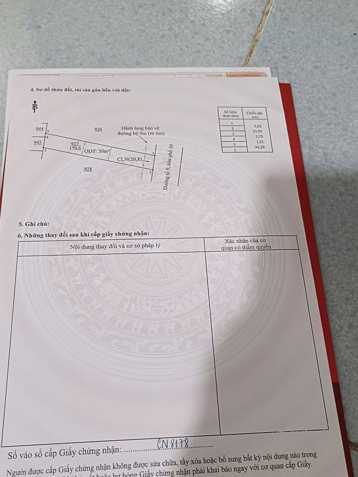Đất nền Chơn Thành 170.6m² giá 600 triệu - Sổ đỏ chính chủ!