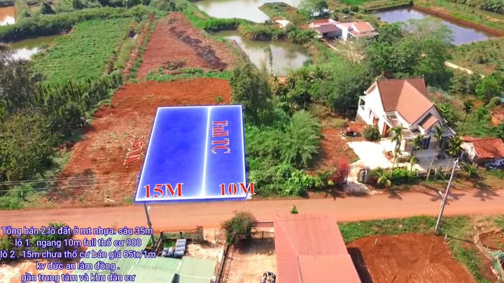 Đất Nền Đắk Song 875m² giá 975 triệu - Đất thổ cư 100%!