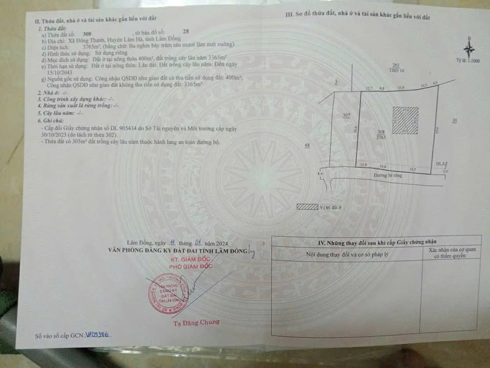 Đất nền Thanh Trì 3765m² - Sổ đỏ thổ cư, sẵn sàng phân lô