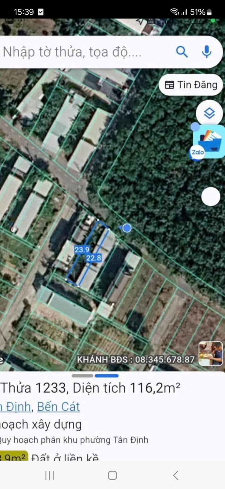 Đất nền Bến Cát, Bình Dương 115m² - Đường to ô tô, tiềm năng sinh lời!