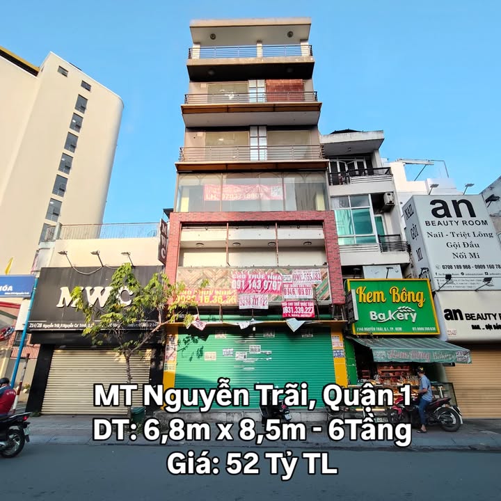 Nhà phố Nguyễn Trãi, Q1 53m² 52 tỷ - Mặt tiền kinh doanh đắc địa!