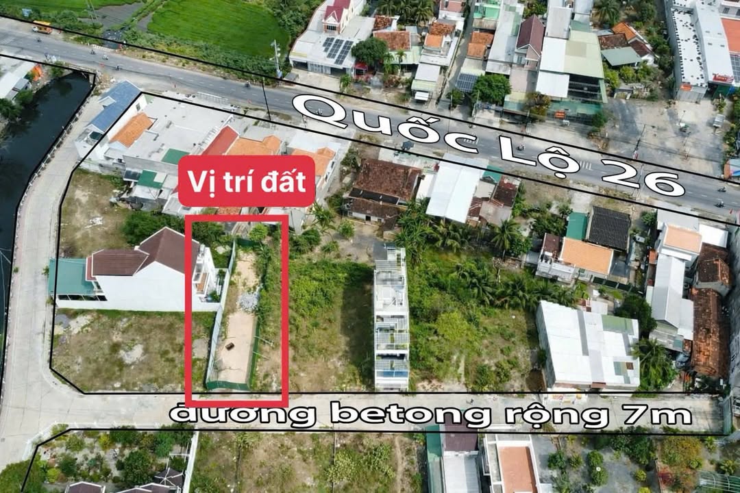 Bán Đất Chính Chủ 219m² Ninh Hoà - Sổ Đỏ, Mặt Tiền 7m - Giá 2.5 Tỷ