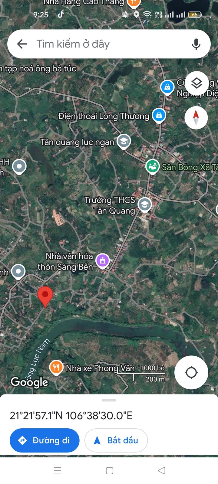 Đất nền Tân Quang, Lục Ngạn 200m² - Sổ đỏ chính chủ!