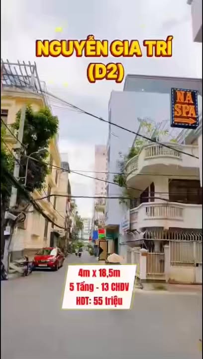 CHDV Nguyễn Gia Trí Bình Thạnh 74m² - Dòng tiền 55 triệu/tháng ổn định!