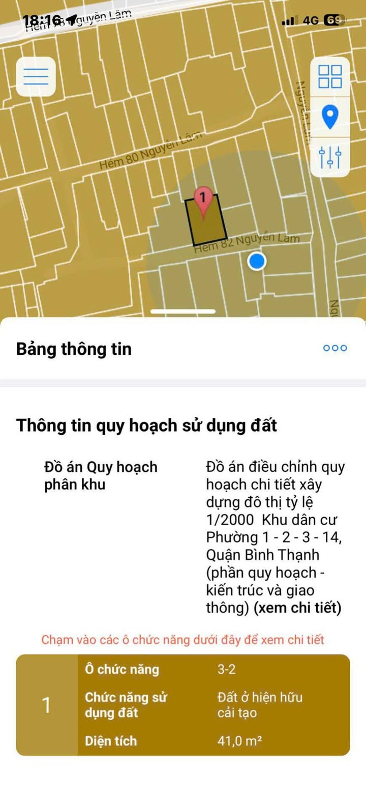 Nhà Hẻm 82 Nguyễn Lâm Bình Thạnh - 41m² Sổ Hồng Riêng