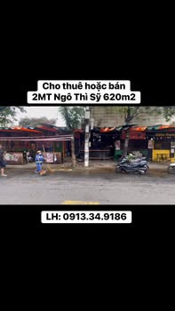 Đất 2 Mặt Tiền Ngô Thì Sỹ - Ngũ Hành Sơn 620m² - Cơ Hội Đầu Tư Vàng