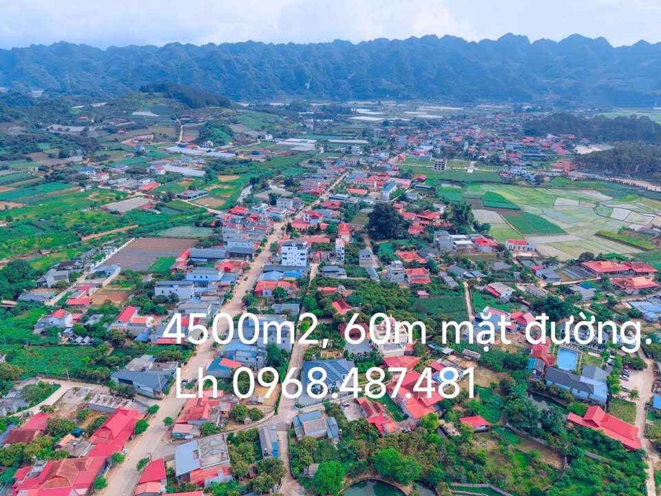 Đất nền Mộc Châu 4500m² – Sổ đỏ chính chủ, đường ô tô tận nơi!