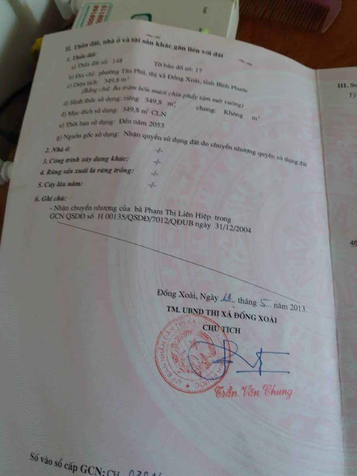 Đất Vàng Đồng Xoài 150m² Thổ Cư - Sổ Hồng Sẵn Sàng