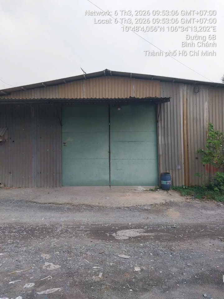 Cho thuê kho xưởng 350m² H.Bình Chánh - Sẵn sàng hoạt động