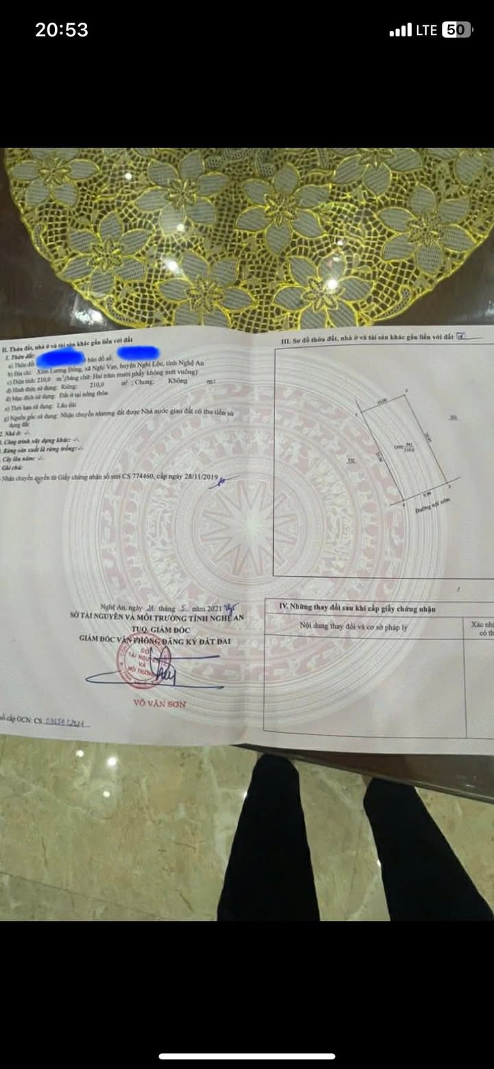 Đất nền Nghi Vạn 210m² - Sổ đỏ chính chủ, tiềm năng đầu tư!