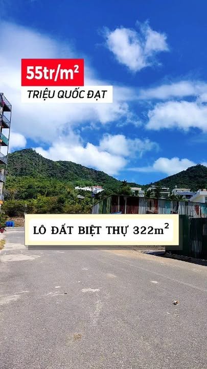 Đất Biệt Thự 320m² Mặt Tiền 16m Triệu Quốc Đạt, Nha Trang - Sổ Đỏ Chính Chủ