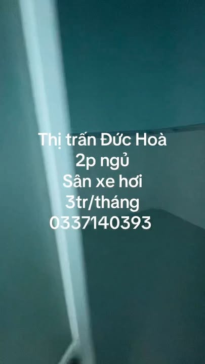 Nhà Riêng KDC Tân Đức, Đức Hòa 3 Triệu/Tháng - Sân Ô Tô Rộng Rãi!