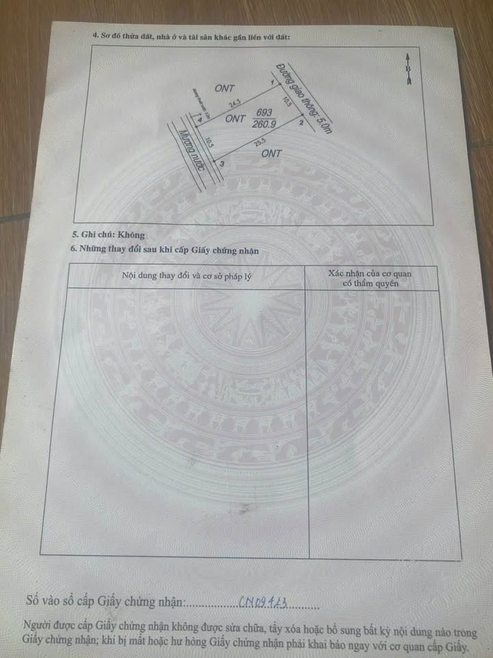 Đất nền 260.9m² Full ONT - Đoan Hạ, Phú Xuyên Giá Tốt