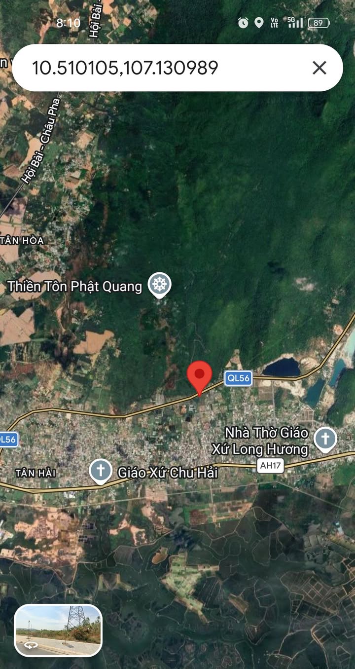 Bán Đất Mặt Tiền QL56 Kim Dinh, Bà Rịa - 1.5ha, Hơn 140m Mặt Tiền