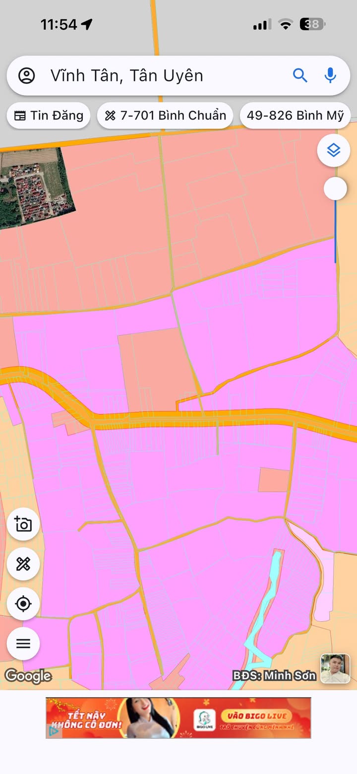 Đất Vĩnh Tân Thuận An 1,6ha 79,8 tỷ - Hạ tầng hoàn thiện