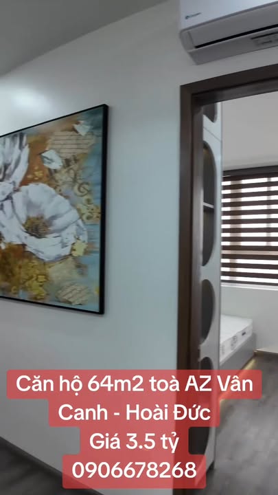 Căn hộ AZ Vân Canh 64m² - Giá 3.5 tỷ - Căn Góc Tầng Cao View Pháo Hoa