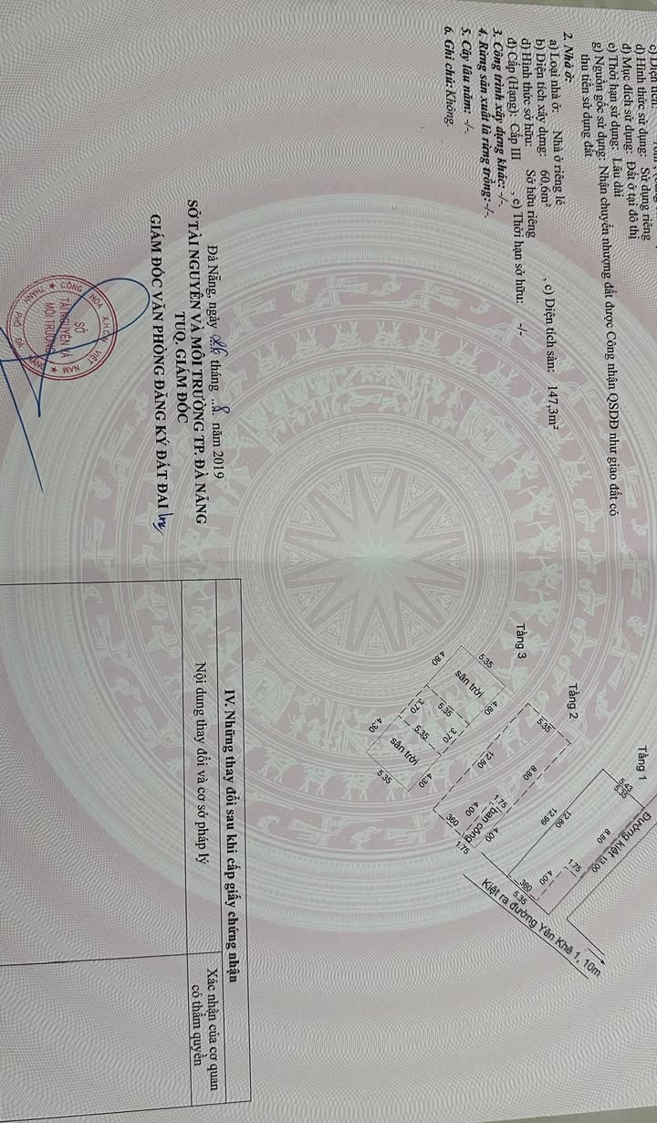 Nhà 70m² 2 Mặt Kiệt Yên Khê, Đà Nẵng - Giá 5 Tỷ, Sẵn Sàng Ở Ngay