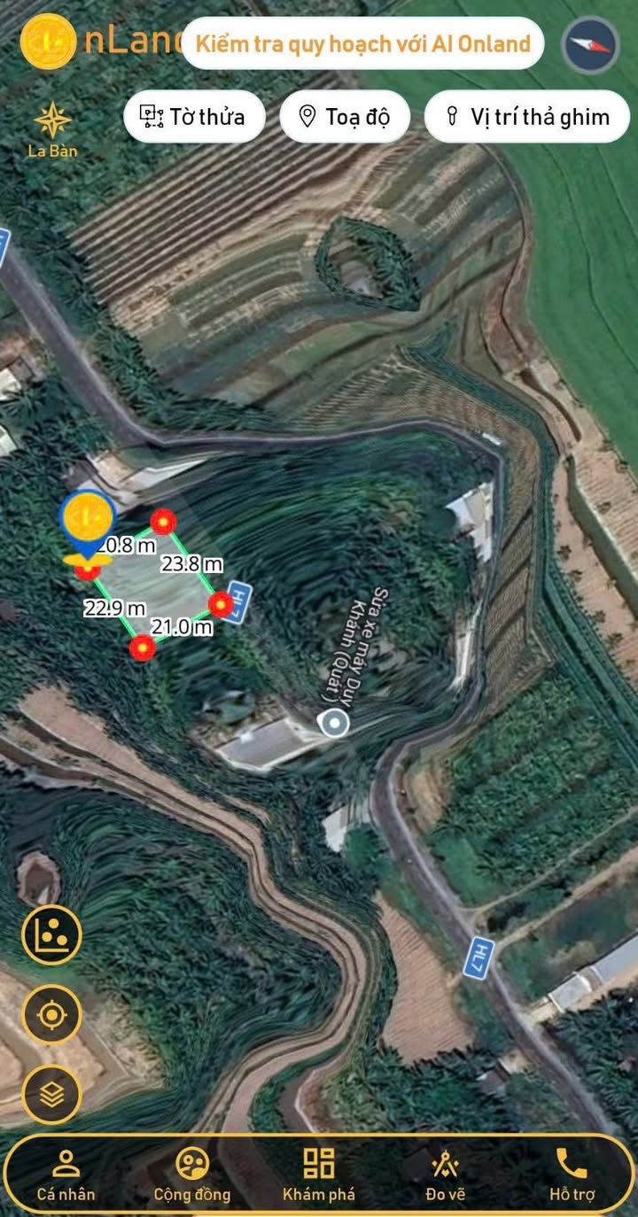 Đất nền Càng Long 485m² đường Huyện 7 – Sổ đỏ chính chủ!