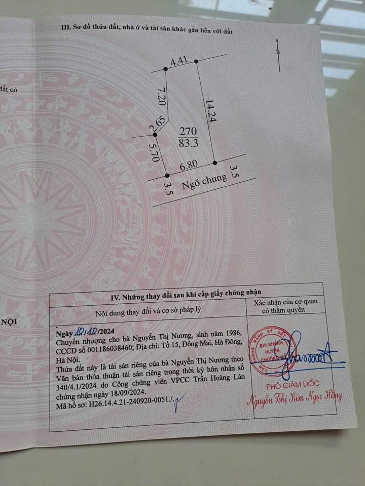 Đất nền Chương Mỹ 120m² - Sổ đỏ chính chủ, nở tiền tài lộc!