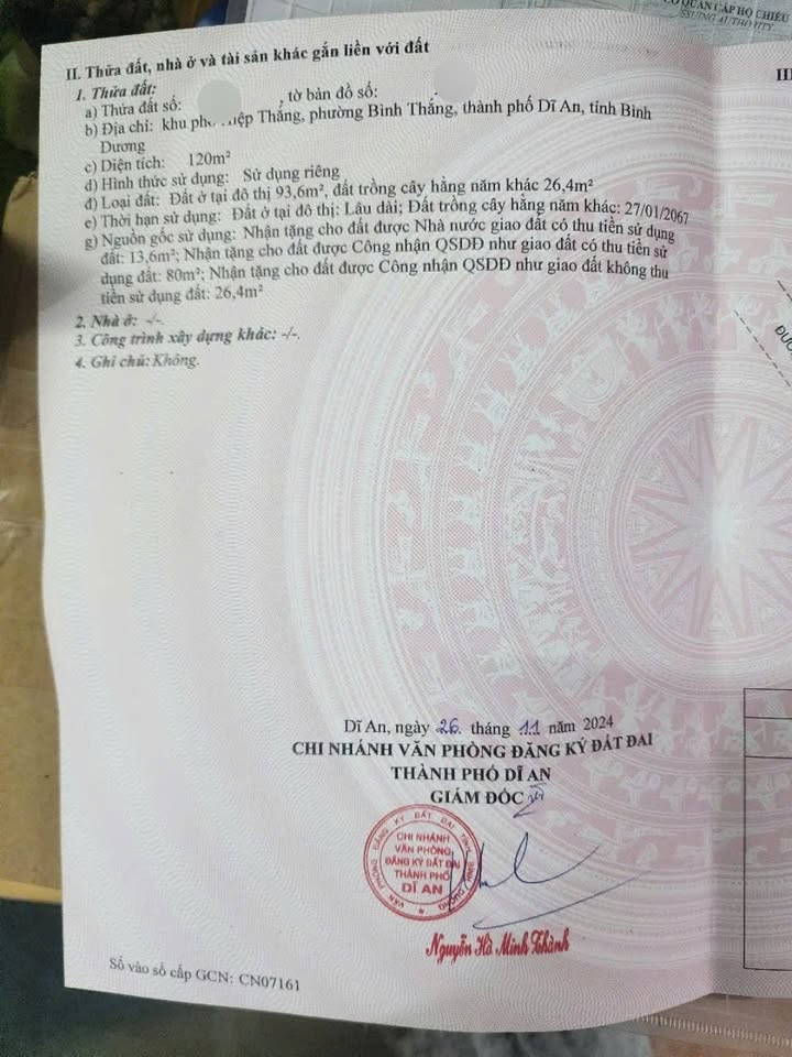 Nhà Mặt Tiền Kinh Doanh 120m² Đường 30/4, Dĩ An - Giá 10 Tỷ