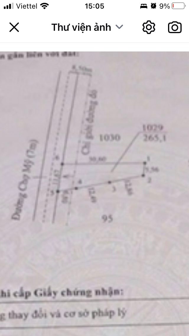 Đất nền Bình Chánh 265m² giá 1.25 tỷ - Đất thổ cư 100%