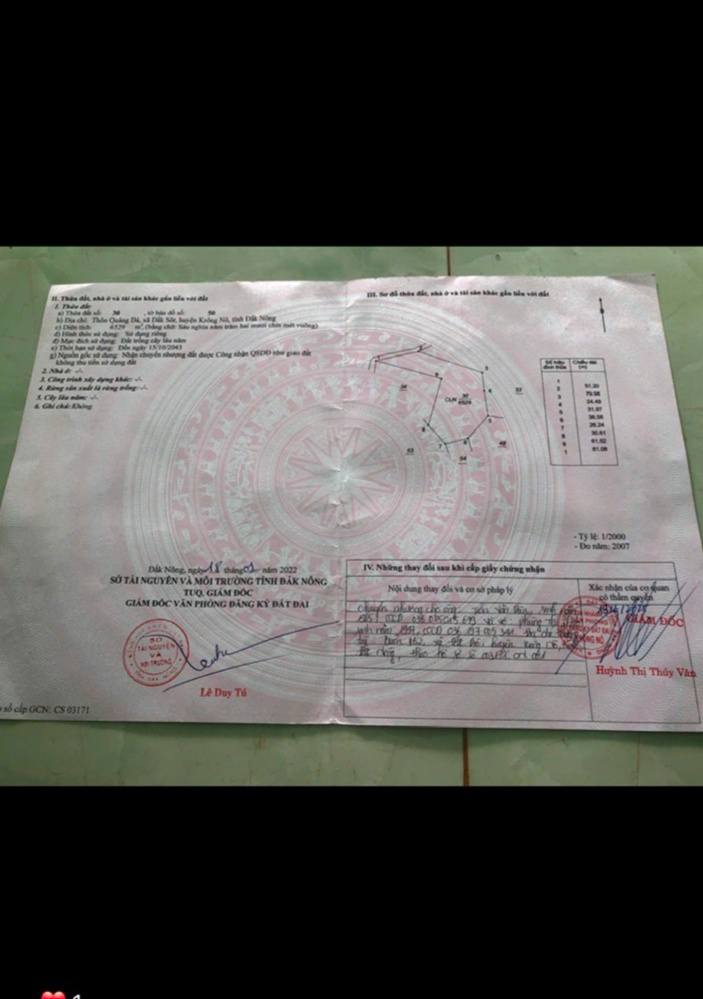 Bán Gấp Đất Vườn 2340m² Đắk Nông - Sổ Đỏ Sẵn Sàng