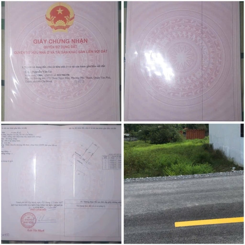 Đất Nền Củ Chi 160m² - Chính Chủ Bán Gấp, Sổ Riêng, Giá 4.6 Tỷ
