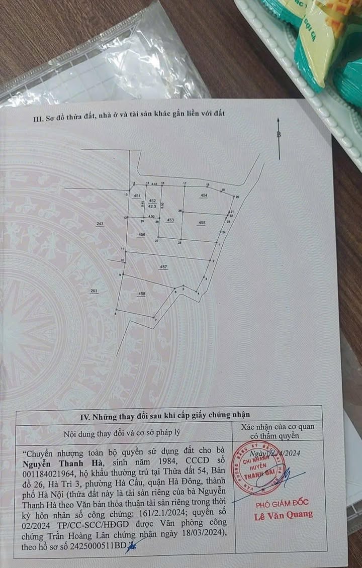 Đất Nền Thanh Oai 42m² - Sổ Đỏ Chính Chủ