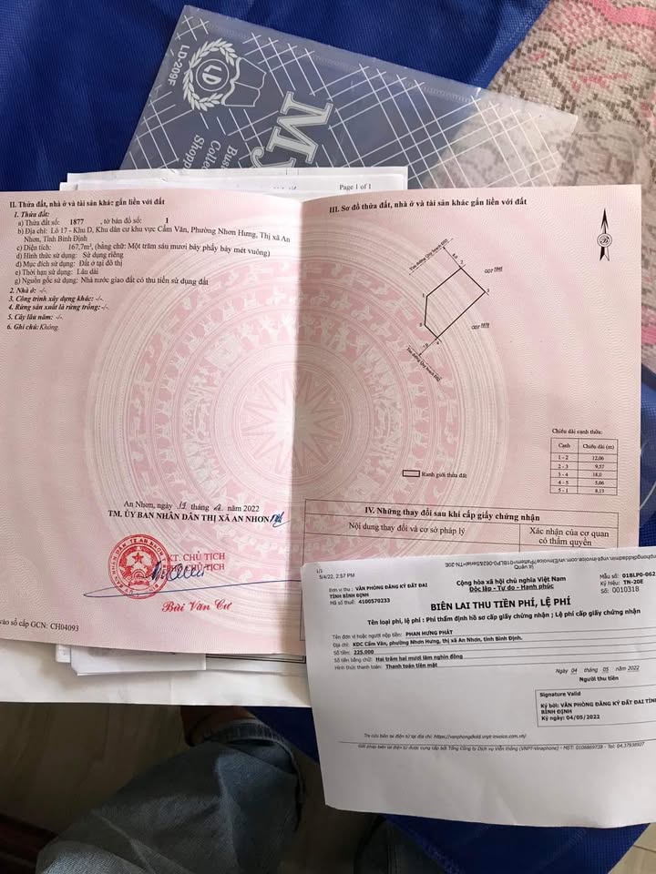 Lô đất Nhơn Hưng 167m² 1.3 tỷ - Tiềm năng tăng giá vượt trội!