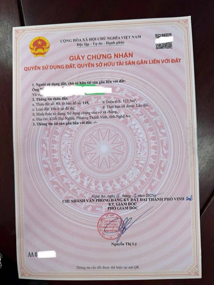 Đất nền mặt tiền Nguyễn Trường Tộ, TP Vinh 123.5m² - Kinh doanh sầm uất, giá 7.2 tỷ