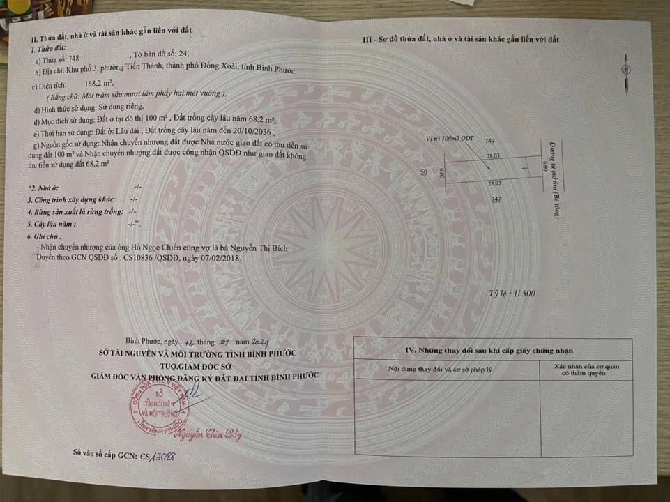 Đất nền Mỹ Phước Bến Cát 168m² - Tiềm năng tăng giá vượt trội!